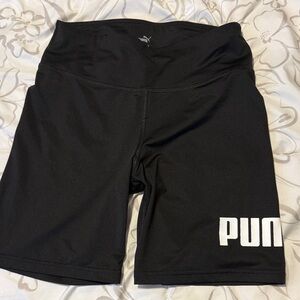 Puma Women's Black Bike Shorts